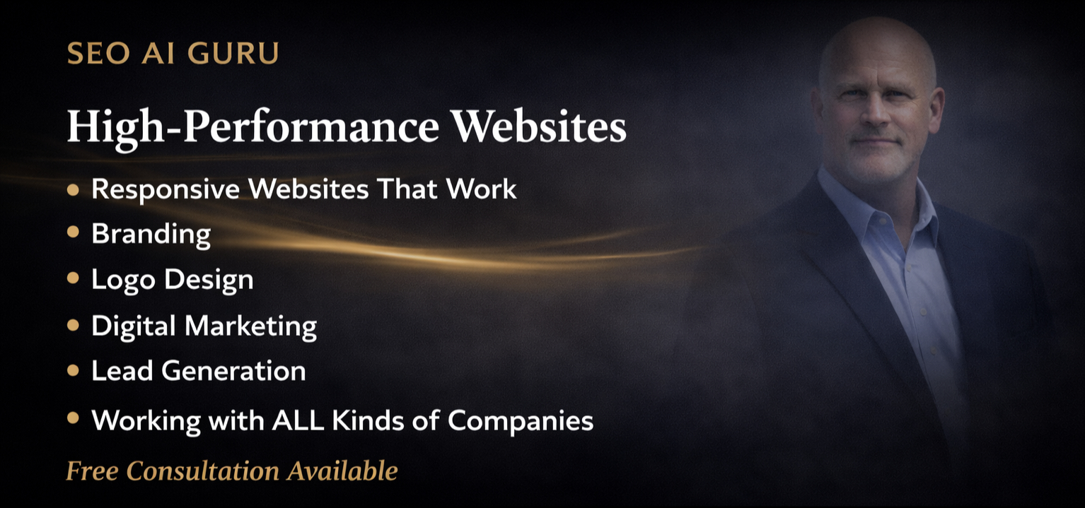 SEO AI Guru - High-Performance Websites, AI-Powered SEO & Digital Marketing